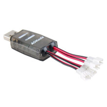 AOKoda CX405 4CH Micro USB Battery Charger Support for 1S LiPo/LiHv 4.2V/4.35V Battery for RC Helicopter Airplane Toys Drone