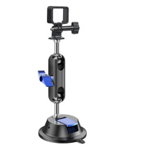 Support de Téléphone de Voiture à Ventouse à Bras Long, Réglage Flexible à 360 Degrés pour Pocket 3