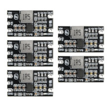 5Pcs - Buck Boost Module 1.8-5.5V to 3.3V 4.2V 5V 3A Adjustable Output Low Ripple Boost Buck Constant Voltage Module