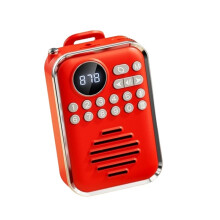 FM Radio Wireless Speaker Portable Player HD Display Digital Radios Recevier Support BT U Disk TF Card A