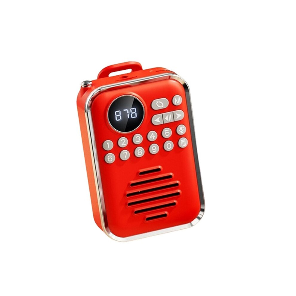 Photos - DVD / Blu-ray Player FM Radio Wireless Speaker Portable Player HD Display Digital Radios Recevier Support BT U Disk TF Card A