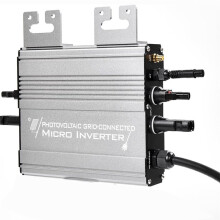 Mikro-Netzgekoppelter Solarwechselrichter mit Batteriespeicher, 800 W, WLAN, Verschiedene Verbindungsmodi, App-Steuerung, 20-60 V PV-Eingang