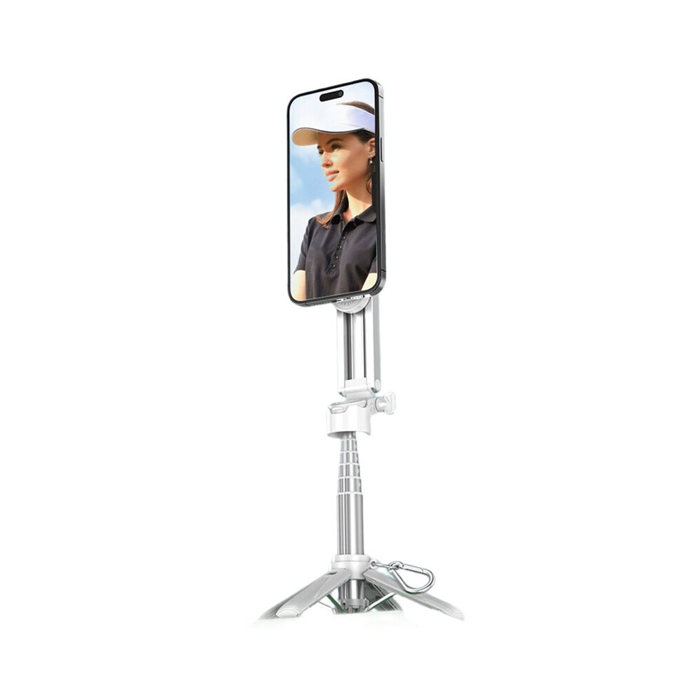 Magnetic Selfie Stick Desktop Quadruped Handheld Stabilizer P15c Mobile Phone Assisted Shooting Support White 4712970594057