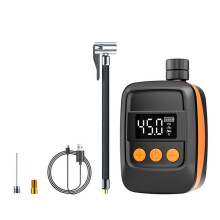 Pompe à Air Électrique Portable Numérique 150PSI Accessoires de Vélo pour Pneus Schrader Presta