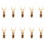 10 Pezzi HIFI Speaker Y Spade Fork Wire Connector U Type Banana Plug Speaker Terminal Amplifier Socket Brass Gold Plated 1