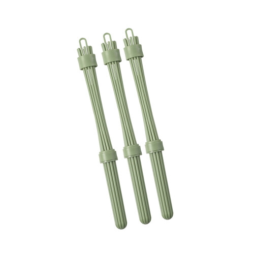 3Pcs Manual Eggs Beater Efficient Handheld Cream Whisking-Green