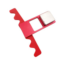 4 Holes Pool Cue Holder Cue Rest Stick Holder Billiard-Red