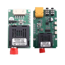 Kit Modulo di Trasmettitore Ottico TTL da 100KM TX RX Attrezzatura Terminale Ottica Specifica per Droni  5.5-26V