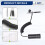 Airbrush KIT Cordless Rechargeable Compressor Airbrush Set, Automatically Handles Model Painting, Nails, Makeup B 4