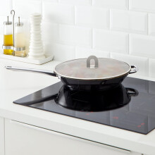 Spritzen Topf Deckel Fett Schutz für Braten Pfanne, der TemperaturbestäNdige Pfannen Deckel, ÖL Kochen Werkzeug KüChen ZubehöR 33Cm