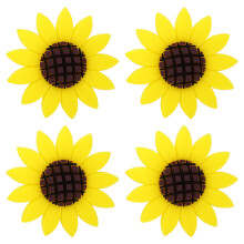 4 Stuks Auto Zonnebloem Accessoires Auto Luchtverfrisser Zonnebloem Ontluchter Clips Ontluchter Decoraties Parfum voor Auto'S