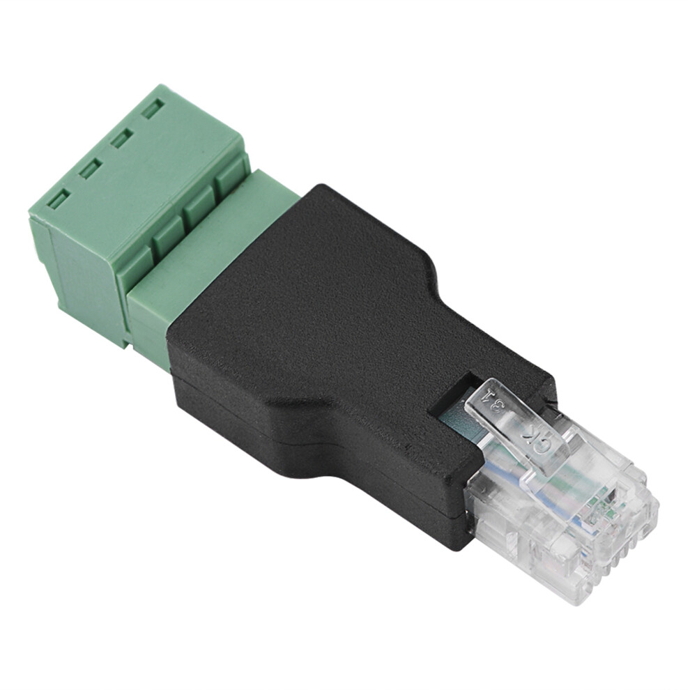 Rj11 6P4c Male Screw Terminal Block Adapter 7340572593382