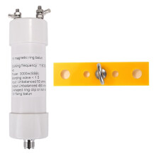 Antenne Balun 1:9 3000 W, Transformateur D'Impédance pour Ondes Courtes, Entrée 50 Ω Vers Sortie 450 Ω pour CW/SSB/FM/AM