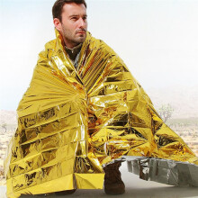 Coperta di Emergenza Coperta di Emergenza Esterna Coperta Termica Coperta di Protezione Solare per Mantenere Caldo il Corpo Umano