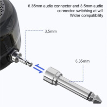 2PCS Electric Guitar Speaker Large Volume Stereo Amplifier for 3.5mm 6.35mm Direct-Plug Speaker Without