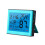 Alarm Clock Hygrometer Electronic Thermometer Home Decoration ABS Engineering Plastic Humidity Range 10-99 RH,B 1