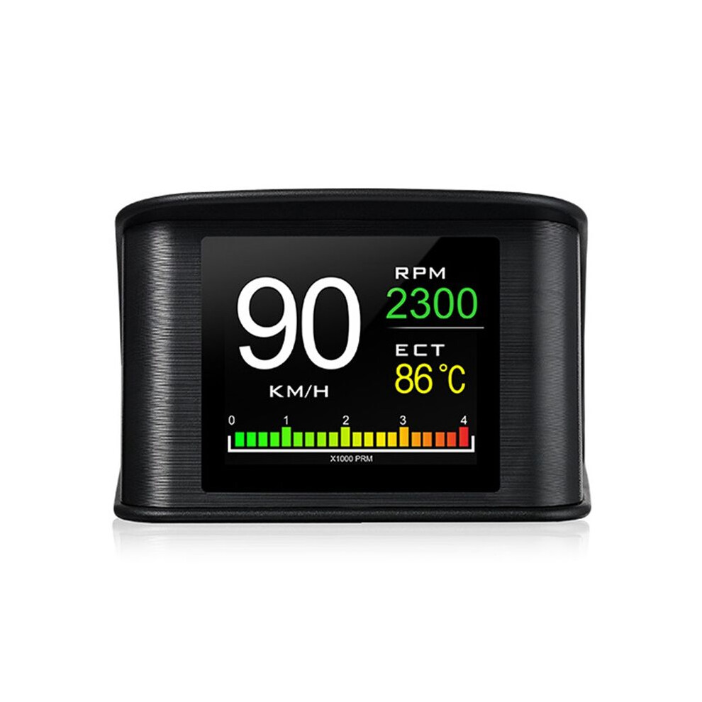P10 Car Hud Display Obd Digital Meter For Car Speedometer Temperature Rpm Mileage Custom Overspeed Alarm 6034255986431