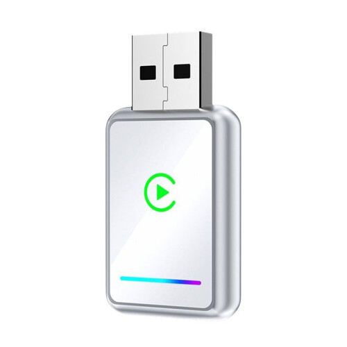 2IN1 Wireless CarPlay Android Auto USB Adapter Dongle   Box Plug  Converts Wired Carplay to Wireless A