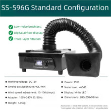 Desktop Smog Purifier 3-Layer Filter Element Suitable for Mobile Phone Repair Welding and Solder Smog Exhaust