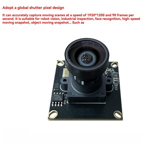 2MP AR0234 USB Camera Module Global Shutter Industrial Camera Module 120 Distortion-Free Len 1920x1080P/90 FPS 2