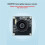 2MP AR0234 USB Camera Module Global Shutter Industrial Camera Module 120 Distortion-Free Len 1920x1080P/90 FPS 4