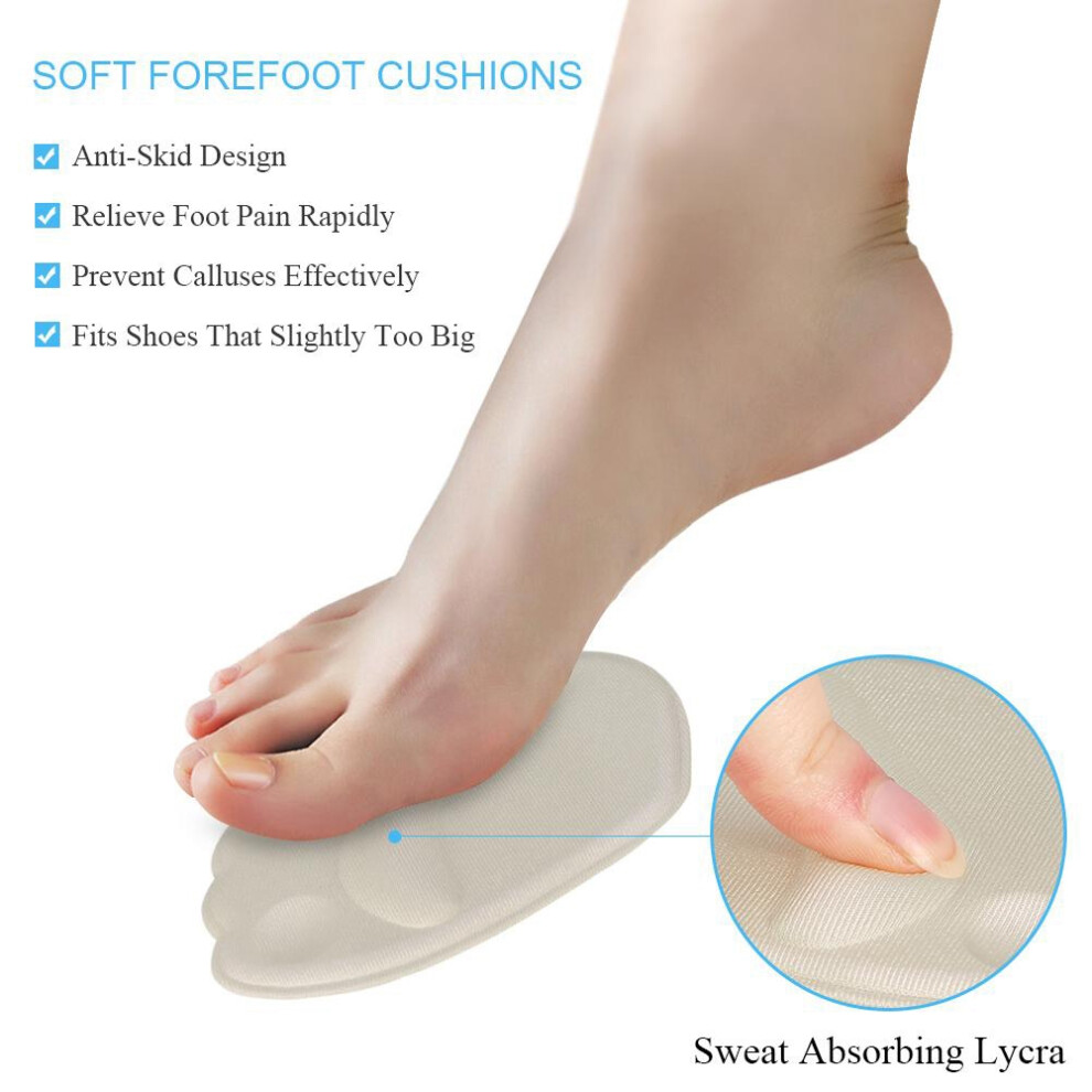 Gel Metatarsal Foot Pads 2 Pairs Anti Slip