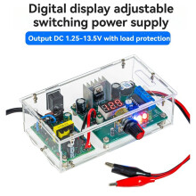 Digital Display Adjustable Switching Power Supply Kit LM317 Regulated Power Supply Electronic DIY Soldering Kit