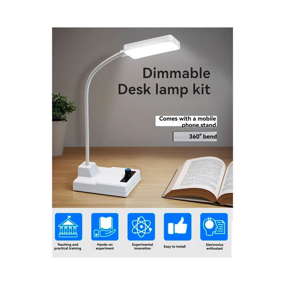 Ne555 Led Dimming Table Lamp Kit Pwm Circuit Assembly Diy Soldering Practice Assembly Diy Electronic Kit 6032536556700