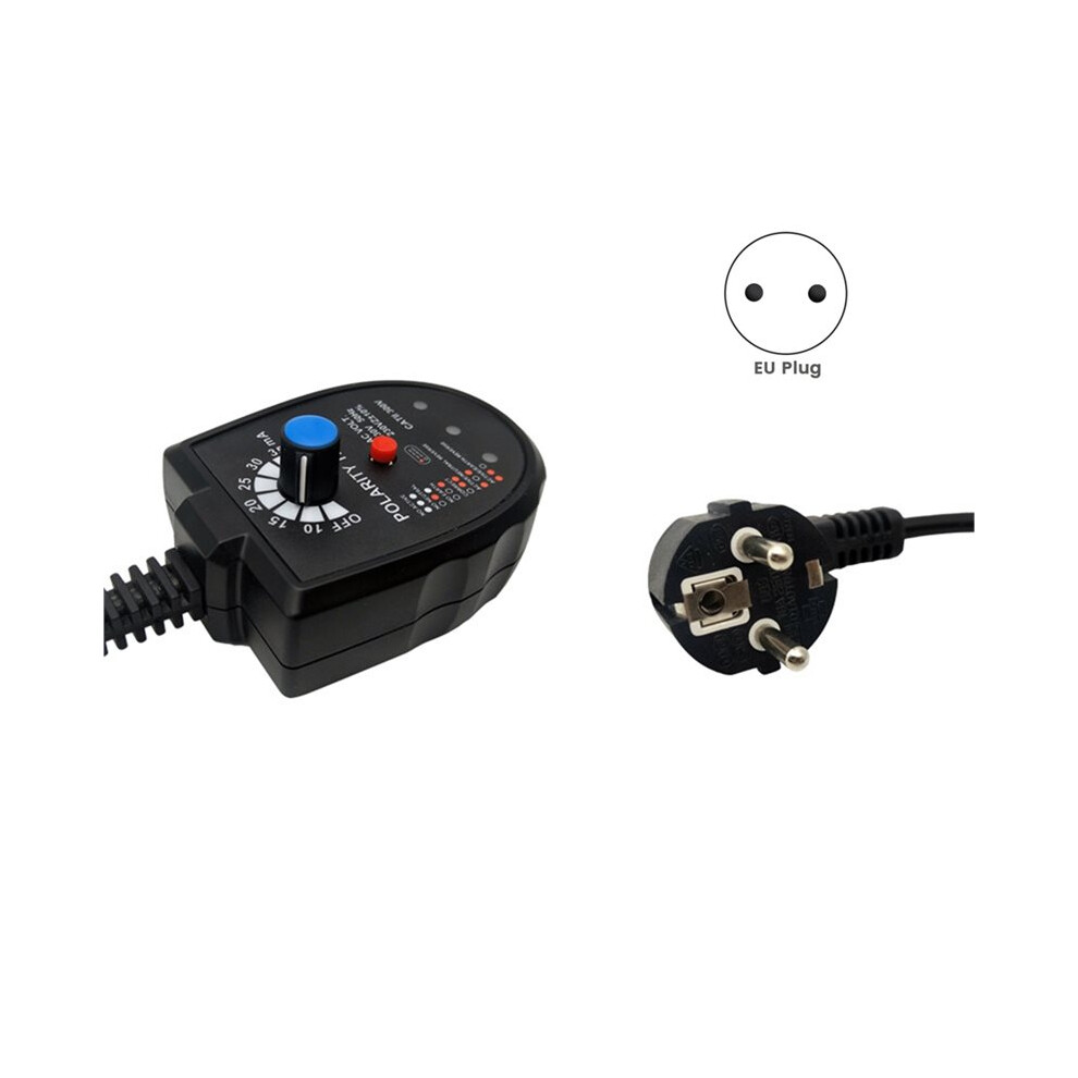 S2001 Socket Phase Detector Three-Phase Circuit Socket Circuit Leakage Detector Eu Plug Black 4711852890027