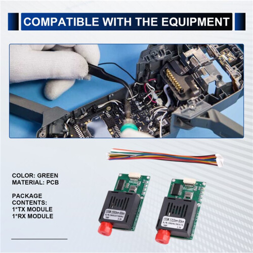 TX RX 60KM TTL Optical Transceiver Module Kit  5.5-26V Optical Terminal Equipment Drone-Specific 2
