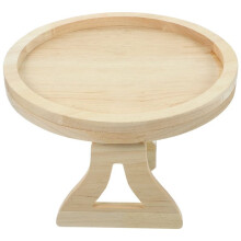 Canapé Rond Pliable en Bois à Clipser sur Table D'Appoint pour Bras de CanapéS Larges, Table D'Accoudoir pour