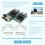 40KM TTL Optical Transceiver Module TX/RX Optical Terminal Equipment DC5.5-26V Drone-Specific 6