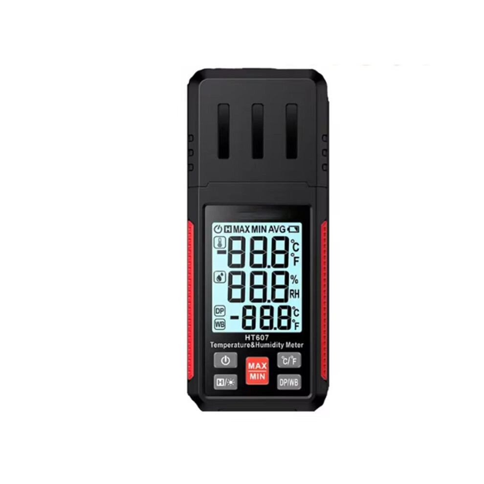 Ht607 Digital Temperature Humidity Meter High Precision Digital Hygrometer With Ambient Dew Point Humidity Meter 4711481574671