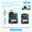 TX+RX 2CH 20KM TTL Optical Transceiver Module Kits  5.5-26V Optical Terminal Module TX 1310 RX 1550nm 6