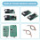 TX+RX 2CH 20KM TTL Optical Transceiver Module Kits  5.5-26V Optical Terminal Module TX 1310 RX 1550nm 7