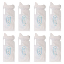 8PCS Disposable Urine Bags, 700ML Urine Bags for Travel Camping Emergency and Traffic Jam, Pee Bags with for , Women