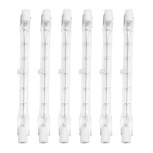 R7S-Halogenlampe, 118 Mm, 200 W, 230 V, Halogenstab, R7S-Halogenlampe, R7S, Dimmbare Halogen-Stablampe, 6 StüCk