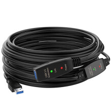 Câble D'Extension USB 3.0 Actif de 10 M avec Amplificateur, Câble Prolongateur USB 3.0 de Type A Mâle à Femelle