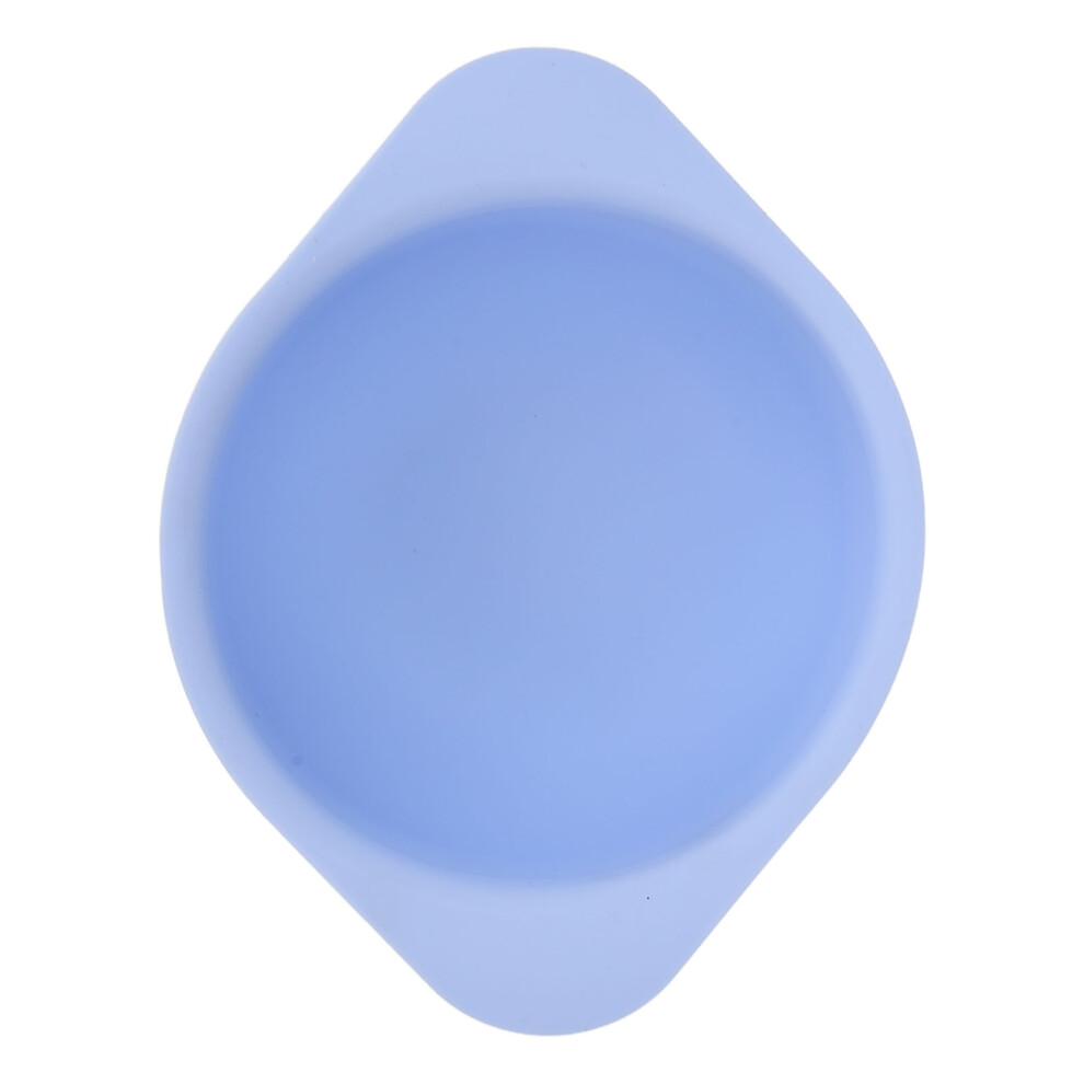 Light/Blue Silicone Bowl With Suction Base
