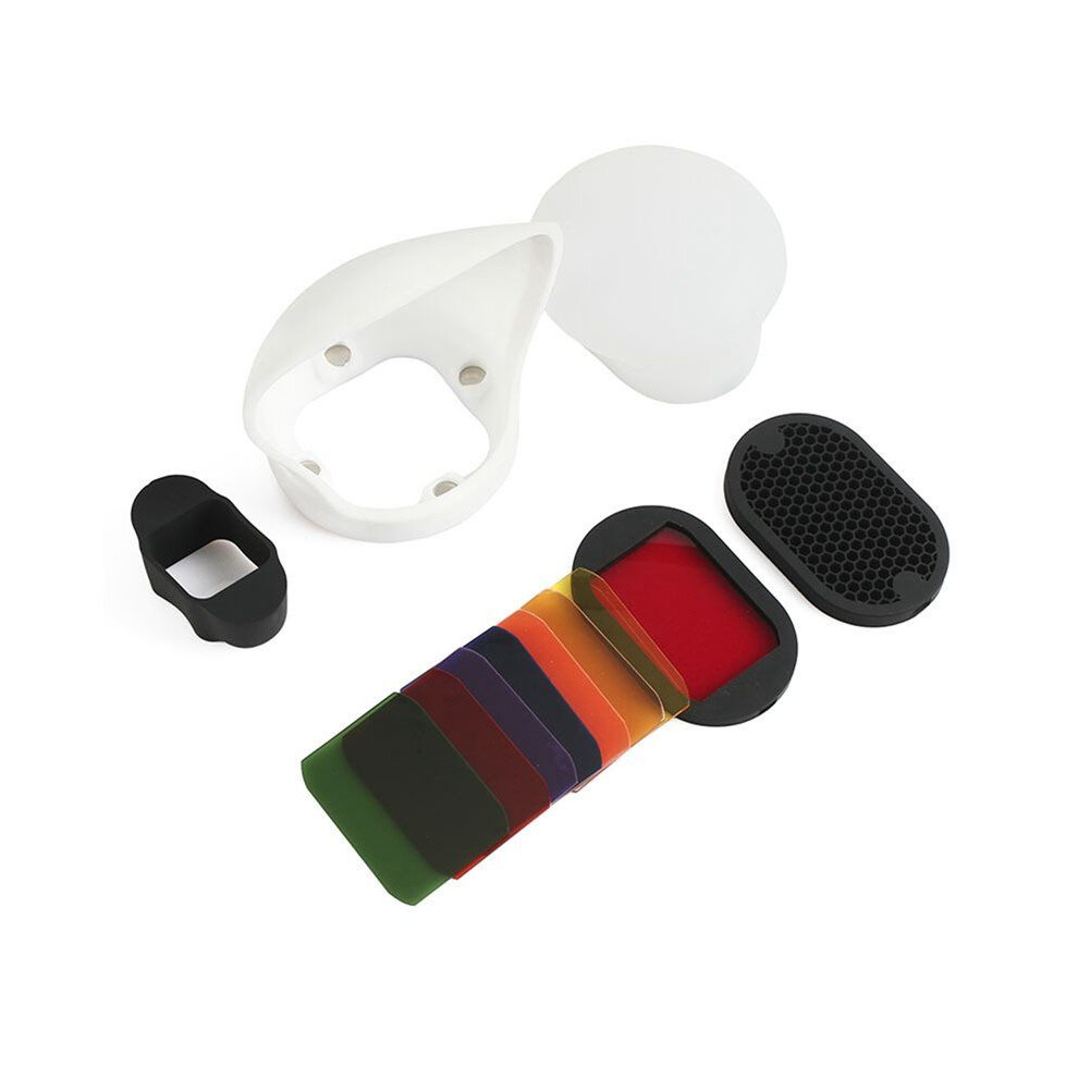 Flash Diffuser Kit Softbox Reflector Honeycomb Grid Color Gels Magnetic Soft For Speed Fit For Magmod Light 6031093226736
