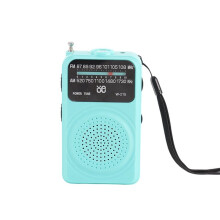 W-215 Radio FM/AM Full-Band Full-Channel Radio 3.5mm Interface with Flashlight Emergency Lighting for Outdoors B