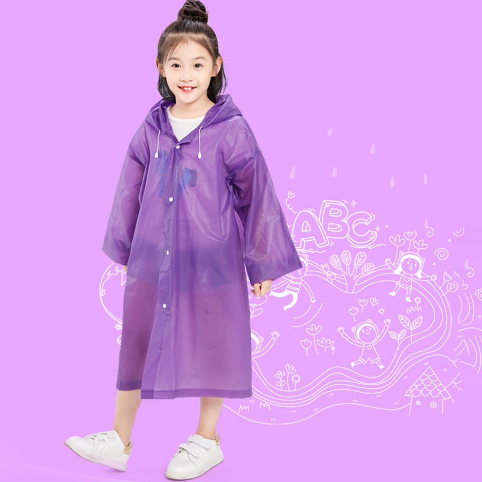 Kids Rain Coat Thick Eva Transparent