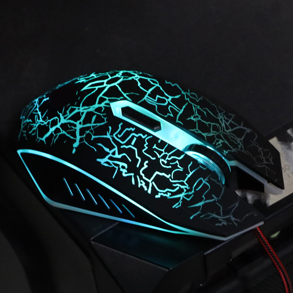 Wired Mouse Gaming Usb Computer Accessory Black 7340572589446