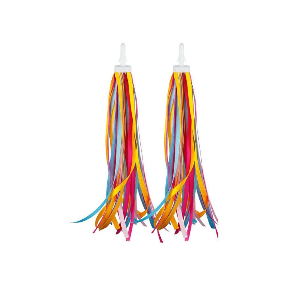 Colorful Bike Tassels Ribbon Fashion Bike Handlebar Streamers Funny Bicycles Ornaments For Kids Children B 6031183654210