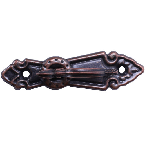 Metal Curtain Tassel Tie Back Tieback  Wall Hooks 2PCS Red bronze