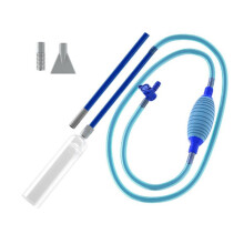 Hot Tub Vacuum Spa Vac Manual Cordless Spa Vacuum Cleaner Inflatable Hot Tub with 10FT Handheld Flexible Hose 3 Heads