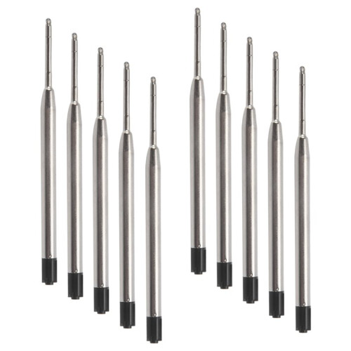 10X Black Ballpoint Pen Ink Refills Fine Point Medium Common for  Style