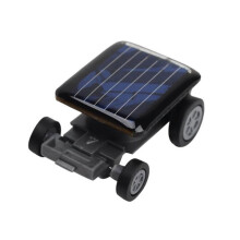Hohe Qualitaet Kleinste  Auto Solar Power Spielzeug Auto Racer Educational Gadget Kinder Kinderspielzeug Heisser Verkauf Solar Power Toy schwarz