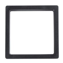 Square 3D Albums Floating Frame Holder Coin Box Jewelry Display Show Case, 9X9cm (With Base)
