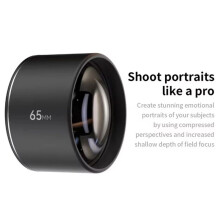 Smartphone-Objektiv, 65 mm, Porträtobjektiv, Telefon-Teleobjektiv für  16 15 14 13 12 Pro Max, Tablet, Laptop, Webcam